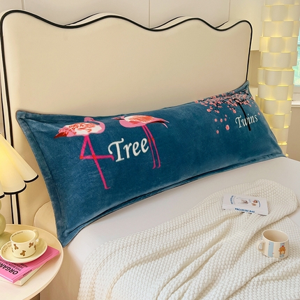 91家纺网 家纺一手货源 找家纺 （总）梦舒羽 2025新款冬季法莱绒枕套牛奶绒1.5m枕头套双人珊瑚绒枕芯套