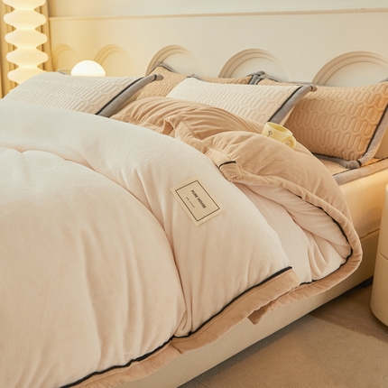 91家纺网 家纺一手货源 找家纺 （总）爱思凯家纺 2025新款千寻-新棉绒被套系列