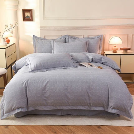 91家纺网 家纺一手货源 找家纺 （总）磨毛世家家纺 2025四件套纯色系列