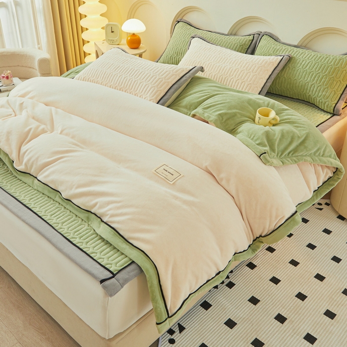 91家纺网 家纺一手货源 找家纺 （总）爱思凯家纺 2025新款千寻-新棉绒被套系列