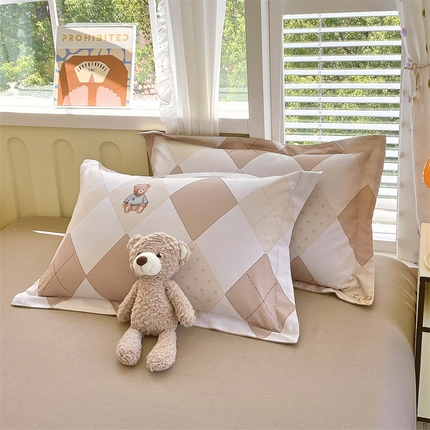 91家纺网 家纺一手货源 找家纺 （总）2024新款AB版.生态磨毛印花单枕套