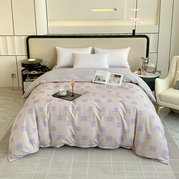 91家纺网 家纺一手货源 找家纺 梧桐树 2025新款加厚磨毛单被套 清欢