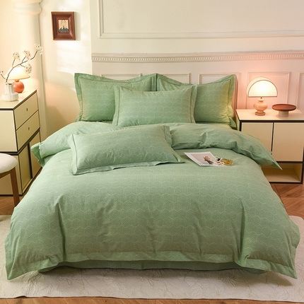 91家纺网 家纺一手货源 找家纺 （总）磨毛世家家纺 2025四件套纯色系列