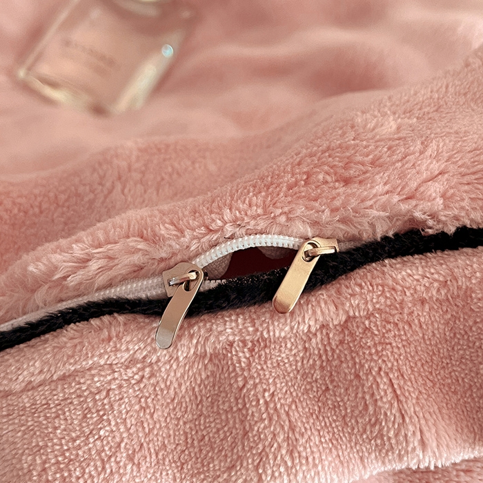 91家纺网 家纺一手货源 找家纺 欧邦 新款A类泡泡绒牛奶绒单被套夹棉床盖单品可组合 泡泡豆沙