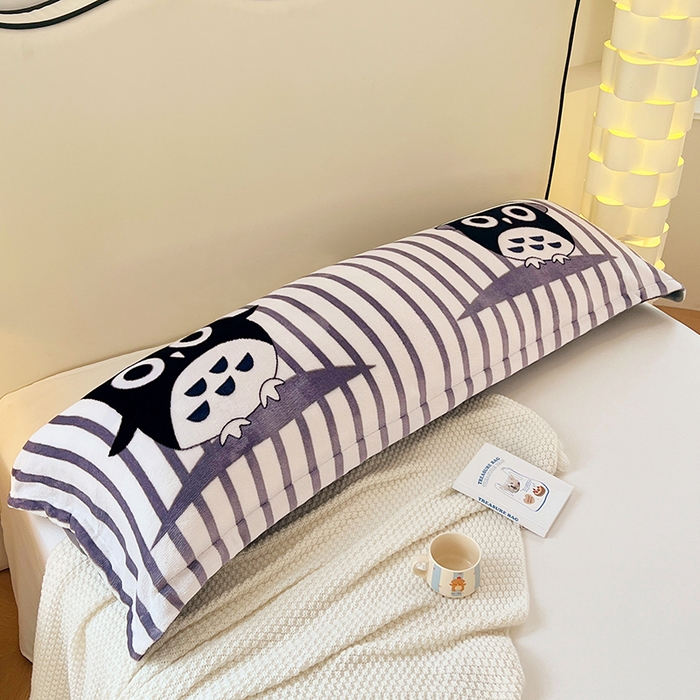 91家纺网 家纺一手货源 找家纺 梦舒羽 2025新款冬季法莱绒枕套牛奶绒1.5m枕头套双人珊瑚绒枕芯套 甜蜜的爱