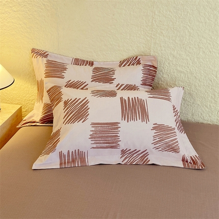 91家纺网 家纺一手货源 找家纺 （总）2024新款AB版.生态磨毛印花单枕套