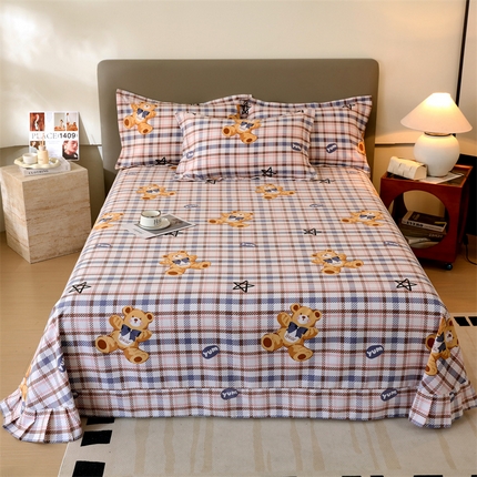 91家纺网 家纺一手货源 找家纺 （总）2024新款.亲肤舒适加厚磨毛印花系列单床单