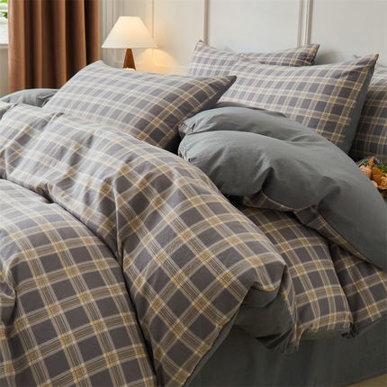 （总）盛秋家纺 2025新款格子单被套