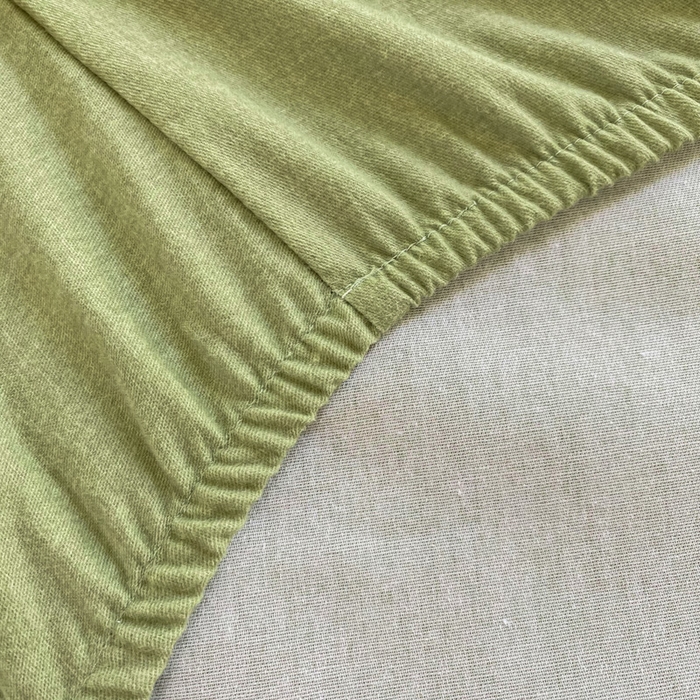 91家纺网 家纺一手货源 找家纺 优品阁 2024新款全棉磨毛四件套单品系列-单床笠 温妮莎-绿