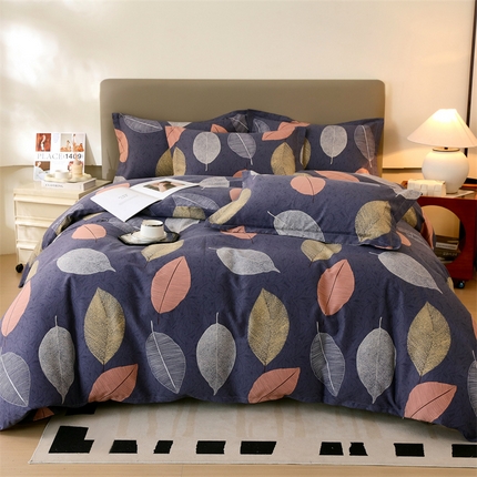 91家纺网 家纺一手货源 找家纺 （总）2024新款.亲肤舒适加厚磨毛印花系列四件套