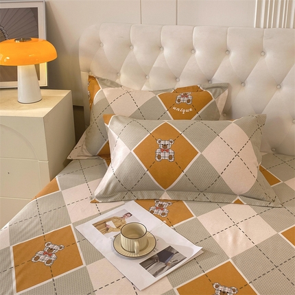 91家纺网 家纺一手货源 找家纺 （总）2024新款.亲肤舒适加厚磨毛印花系列单枕套