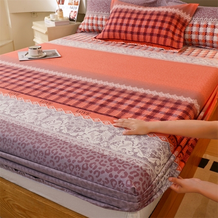 91家纺网 家纺一手货源 找家纺 （总）2024新款.亲肤舒适加厚磨毛印花系列单床笠