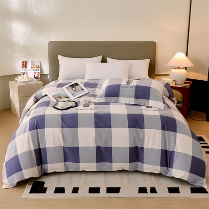 91家纺网 家纺一手货源 找家纺 （总）2024新款.亲肤舒适加厚磨毛印花系列单被套