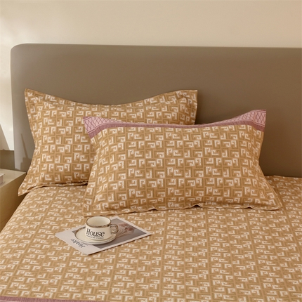 91家纺网 家纺一手货源 找家纺 （总）2024新款.亲肤舒适加厚磨毛印花系列单枕套