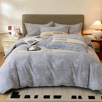 91家纺网 家纺一手货源 找家纺 （总）2024新款.亲肤舒适加厚磨毛印花系列四件套