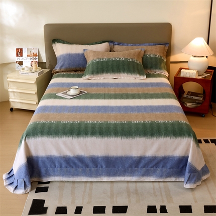 91家纺网 家纺一手货源 找家纺 （总）2024新款.亲肤舒适加厚磨毛印花系列单床单