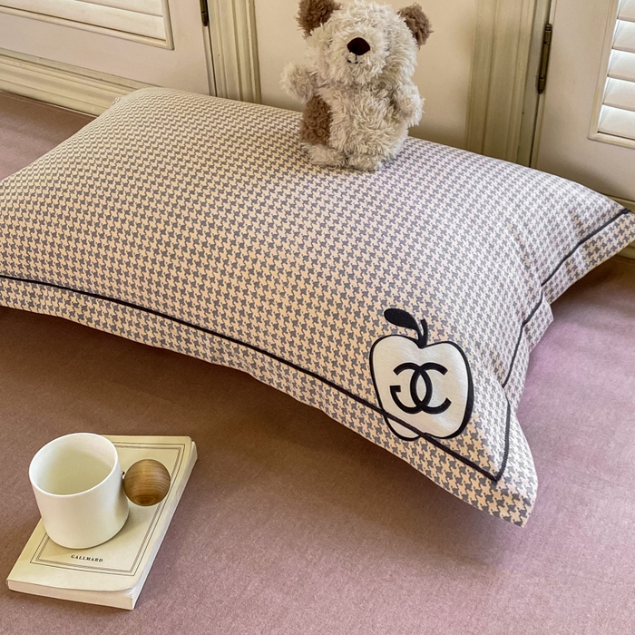 91家纺网 家纺一手货源 找家纺 优品阁 2024新款全棉磨毛四件套单品系列-单枕套 千爱