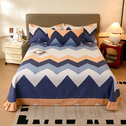 91家纺网 家纺一手货源 找家纺 （总）2024新款.亲肤舒适加厚磨毛印花系列单床单