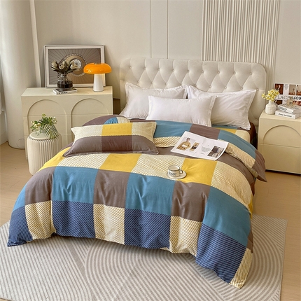 91家纺网 家纺一手货源 找家纺 （总）2024新款.亲肤舒适加厚磨毛印花系列单被套