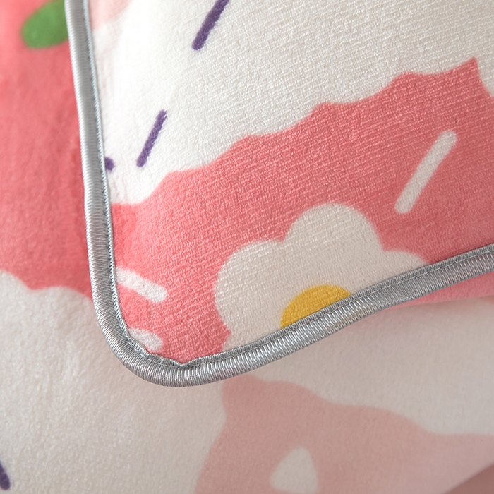 91家纺网 家纺一手货源 找家纺 雨萝家纺 2024新款亲肤舒适牛奶绒四件套 可萌