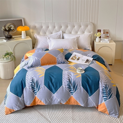 91家纺网 家纺一手货源 找家纺 （总）2024新款.亲肤舒适加厚磨毛印花系列单被套