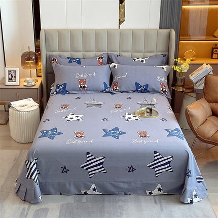 91家纺网 家纺一手货源 找家纺 （总）2024新款.亲肤舒适加厚磨毛印花系列单床单