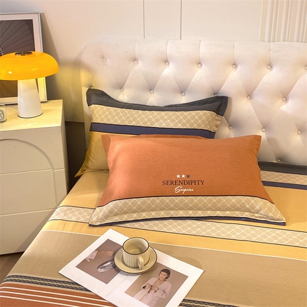 91家纺网 家纺一手货源 找家纺 （总）2024新款.亲肤舒适加厚磨毛印花系列单枕套