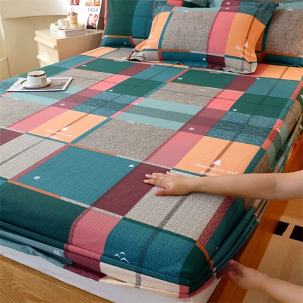 91家纺网 家纺一手货源 找家纺 （总）2024新款.亲肤舒适加厚磨毛印花系列单床笠