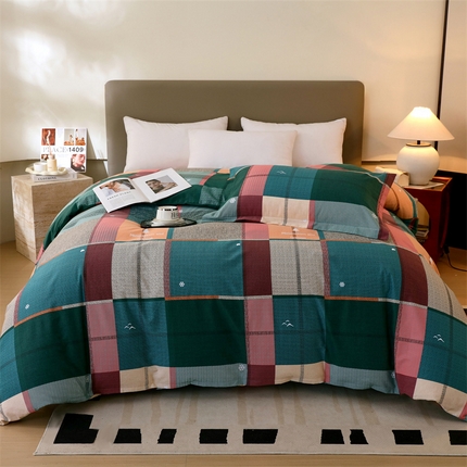 91家纺网 家纺一手货源 找家纺 （总）2024新款.亲肤舒适加厚磨毛印花系列单被套