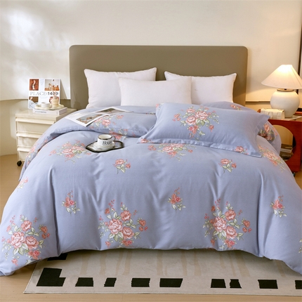 91家纺网 家纺一手货源 找家纺 （总）2024新款.亲肤舒适加厚磨毛印花系列单被套