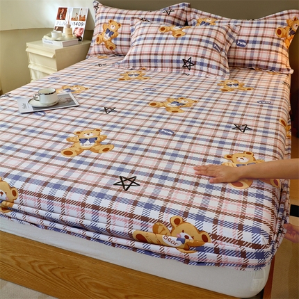 91家纺网 家纺一手货源 找家纺 （总）2024新款.亲肤舒适加厚磨毛印花系列单床笠