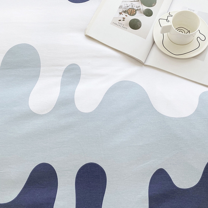 91家纺网 家纺一手货源 找家纺 金鑫汇家纺 2024年新款棉加绒印花四件套保暖牛奶绒法莱绒水晶绒 棉加绒-奶油蓝