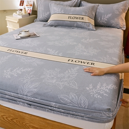 91家纺网 家纺一手货源 找家纺 （总）2024新款.亲肤舒适加厚磨毛印花系列单床笠