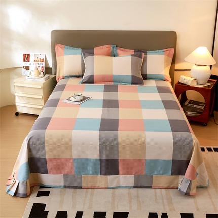 91家纺网 家纺一手货源 找家纺 （总）2024新款.亲肤舒适加厚磨毛印花系列单床单