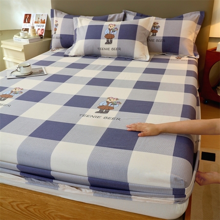 91家纺网 家纺一手货源 找家纺 （总）2024新款.亲肤舒适加厚磨毛印花系列单床笠