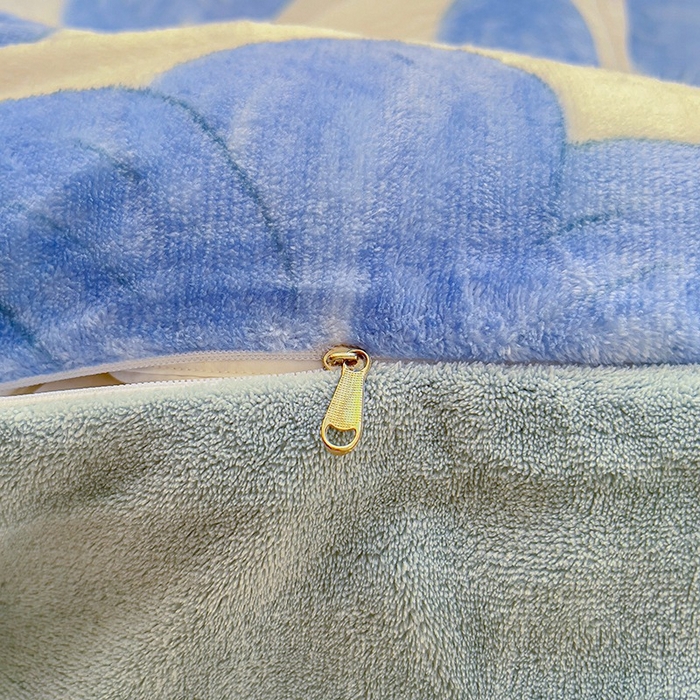 91家纺网 家纺一手货源 找家纺 慕尚家纺 2025新款3.5kg高克重田园花卉类牛奶绒四件套 幸运花