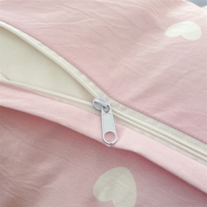 91家纺网 家纺一手货源 找家纺 盛秋家纺 2025新款卡通单被套雅朵+粉爱心