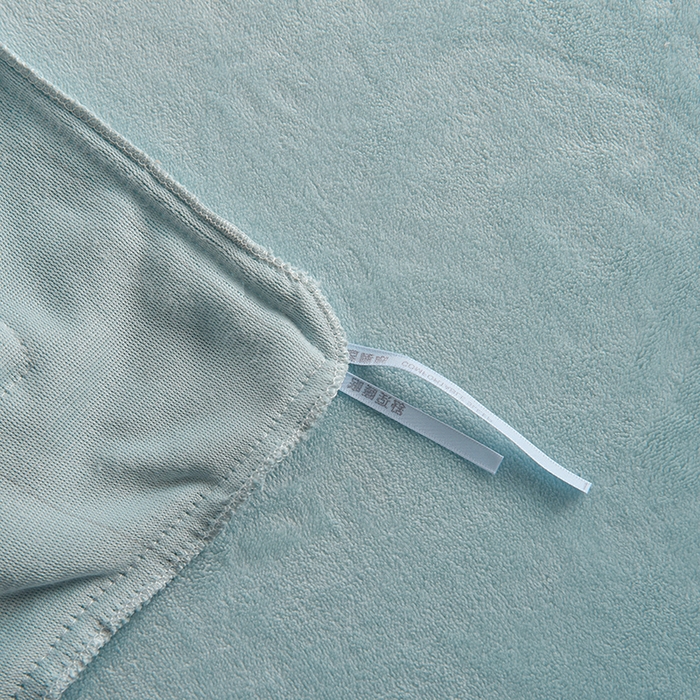 91家纺网 家纺一手货源 找家纺 简爱家纺 2025新款轻奢欧式加厚高克重牛奶绒四件套 雾霾蓝