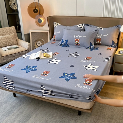 91家纺网 家纺一手货源 找家纺 （总）2024新款.亲肤舒适加厚磨毛印花系列单床笠