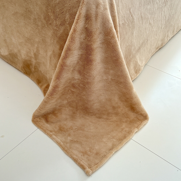 91家纺网 家纺一手货源 找家纺 慕澄家纺 2024新款兔绒牛奶绒加厚保暖印花四件套 仙草