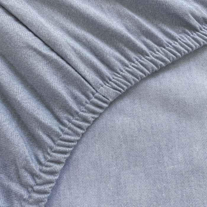 91家纺网 家纺一手货源 找家纺 优品阁 2024新款全棉磨毛四件套单品系列-单床笠 温妮莎-蓝