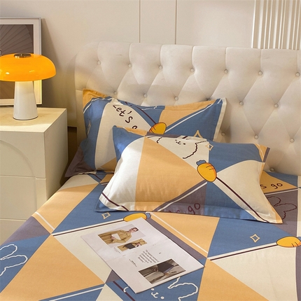 91家纺网 家纺一手货源 找家纺 （总）2024新款.亲肤舒适加厚磨毛印花系列单枕套