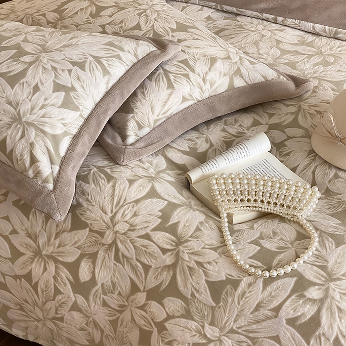 91家纺网 家纺一手货源 找家纺 （总）梦享生活家居 2024新款加厚保暖牛奶绒四件套