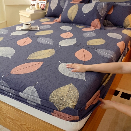 91家纺网 家纺一手货源 找家纺 （总）2024新款.亲肤舒适加厚磨毛印花系列单床笠