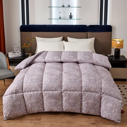91家纺网 家纺一手货源 找家纺 （总）联林家纺 2024新款全欧式3D数码印花冬被鹅绒羽丝被化纤春秋冬被
