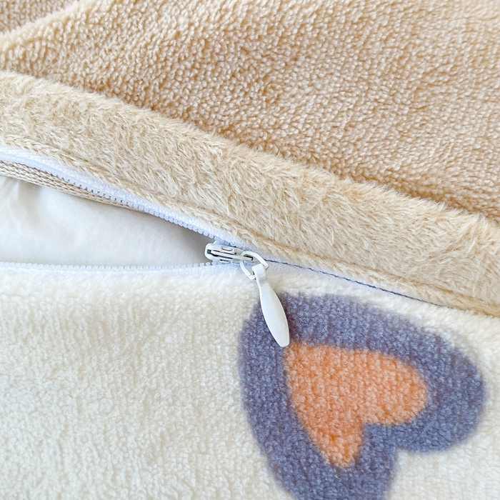 91家纺网 家纺一手货源 找家纺 2024秋冬A类牛奶绒加厚夹棉床笠+牛奶绒被套四件套寐色