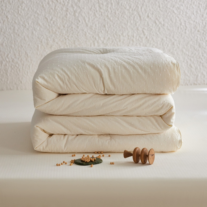 91家纺网 家纺一手货源 找家纺 （总）莱福仕家纺 2024新款A类芯氧提花55%大豆被春秋被冬被