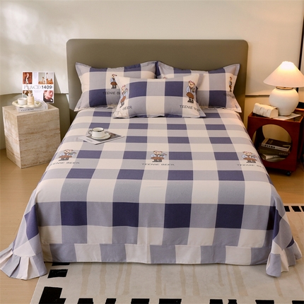 91家纺网 家纺一手货源 找家纺 （总）2024新款.亲肤舒适加厚磨毛印花系列单床单