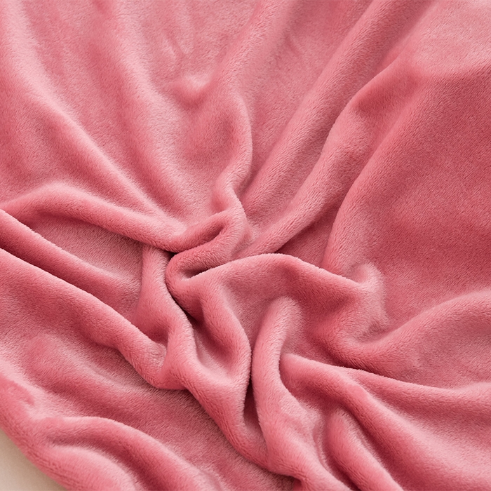 91家纺网 家纺一手货源 找家纺 仟人梦 2024新款A类高克重保暖法兰绒多功能保暖毛毯 豆沙