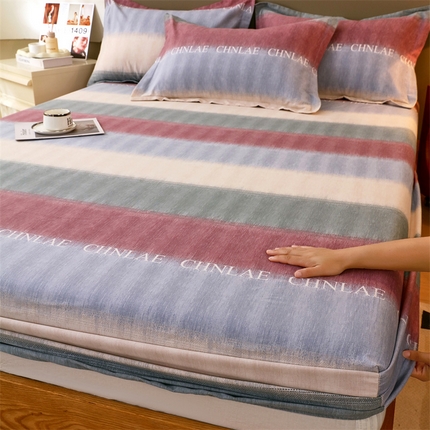 91家纺网 家纺一手货源 找家纺 （总）2024新款.亲肤舒适加厚磨毛印花系列单床笠
